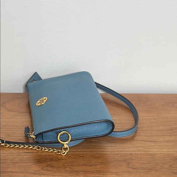 Tory Burch Blue Leather Crossbody Bag - Picture 4 of 7